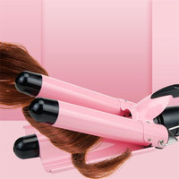 Profesjonalne 20-32mm kręcenie loków żelaza ceramiczny potrójny element grzejny lokówka do włosów żelazka włosów fala Waver Styling Tools Dropshipping 20 #12 5